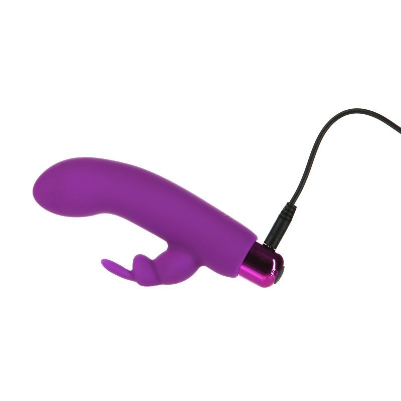Powerbullet Alices Bunny Rechargeable Bullet W Rabbit Sleeve Purple