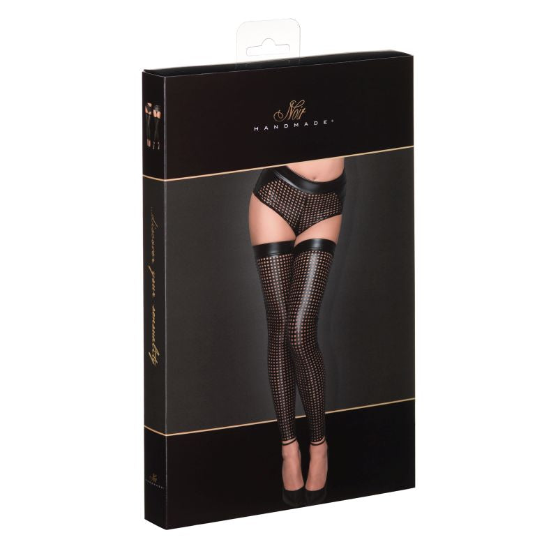 Noir Ladies Lasercut Stockings