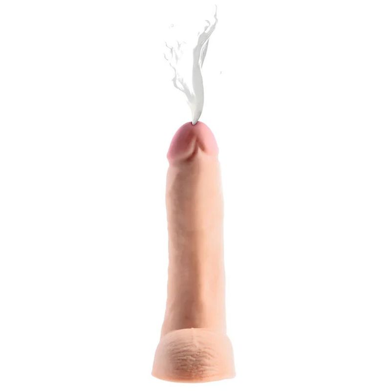 Loadz Squirting Dildo 9In With Syringe