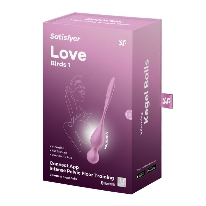 Satisfyer Love Birds 1 Kegel Pelvic Floor Trainer W Connect App Pink
