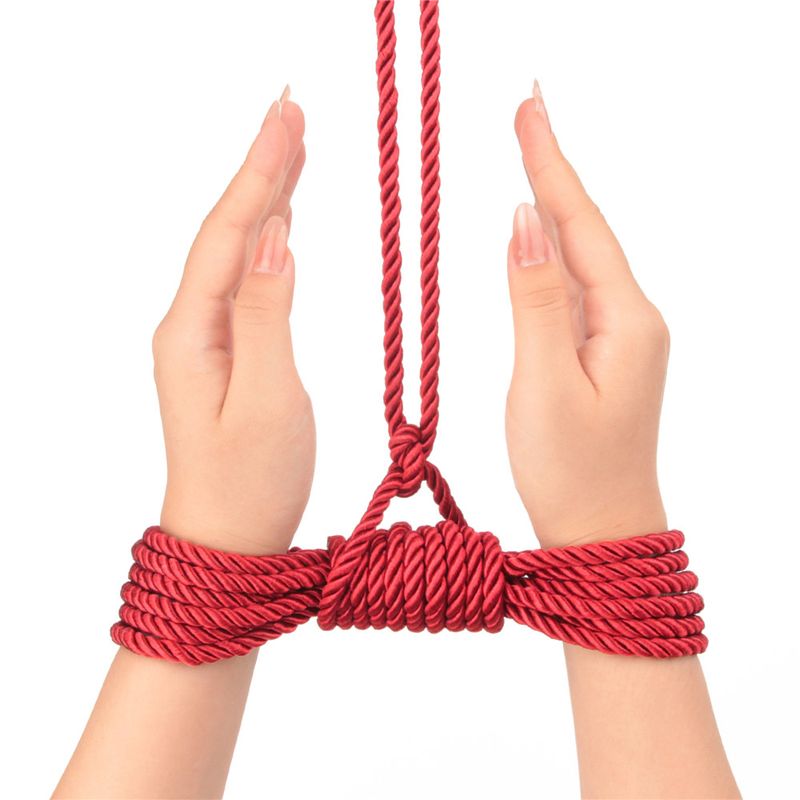 Lovetoy Rebellion Reign Crimson Silky Bondage Rope Red