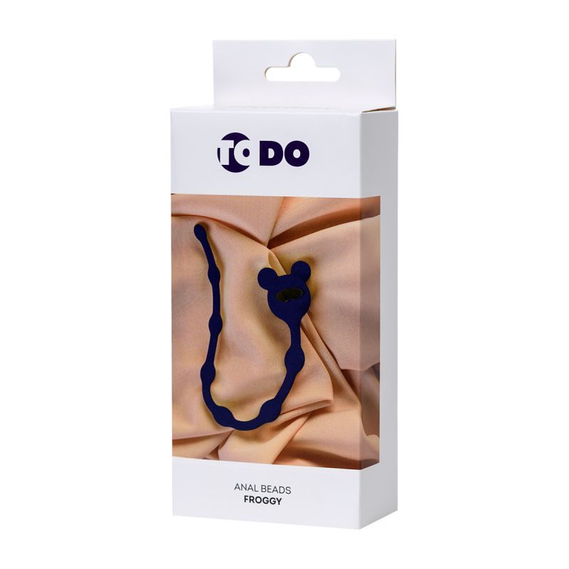 Todo Froggy Anal Chain Navy Blue
