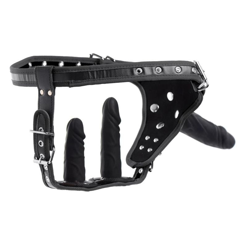 Strict Double Penetration Strap On Harness