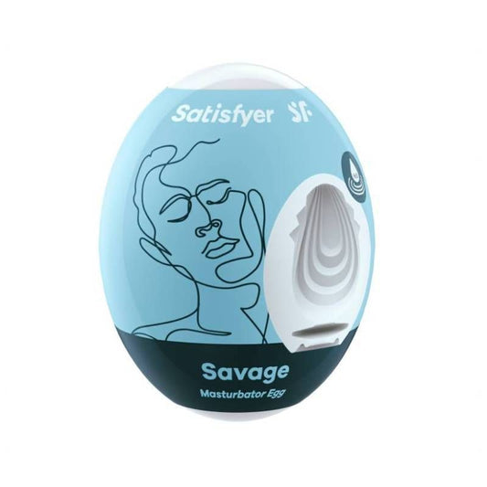Satisfyer Masturbator Egg Savage Intense Stimulation Anytime Anywhere