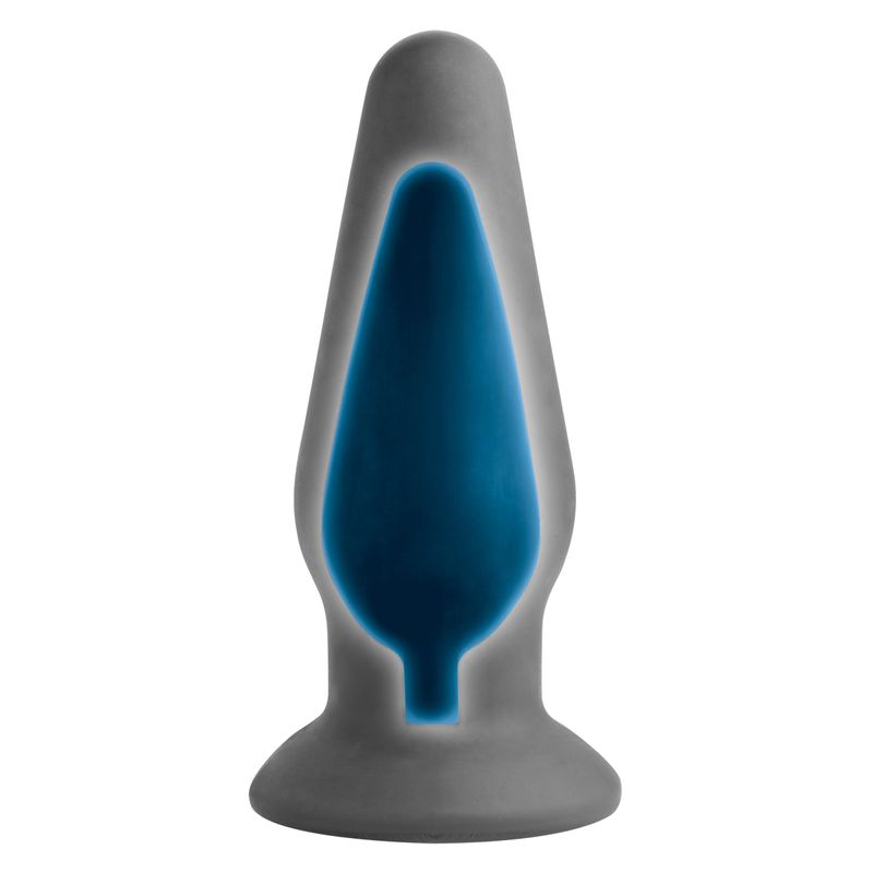 Zeus Anal Amplifier Silicone Estim Plug Black