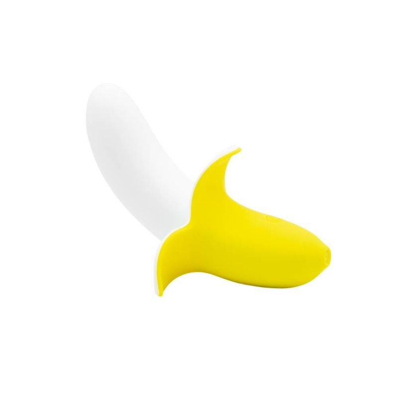 Bms Banana Bliss 13Cm Silicone Slimline Vibrator Massager