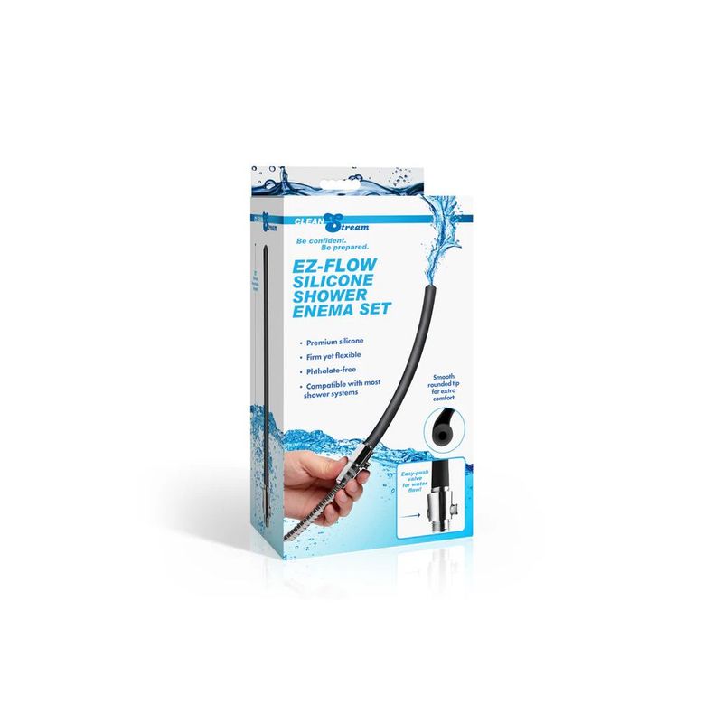 Cleanstream Ez Flow Silicone Shower Enema Set