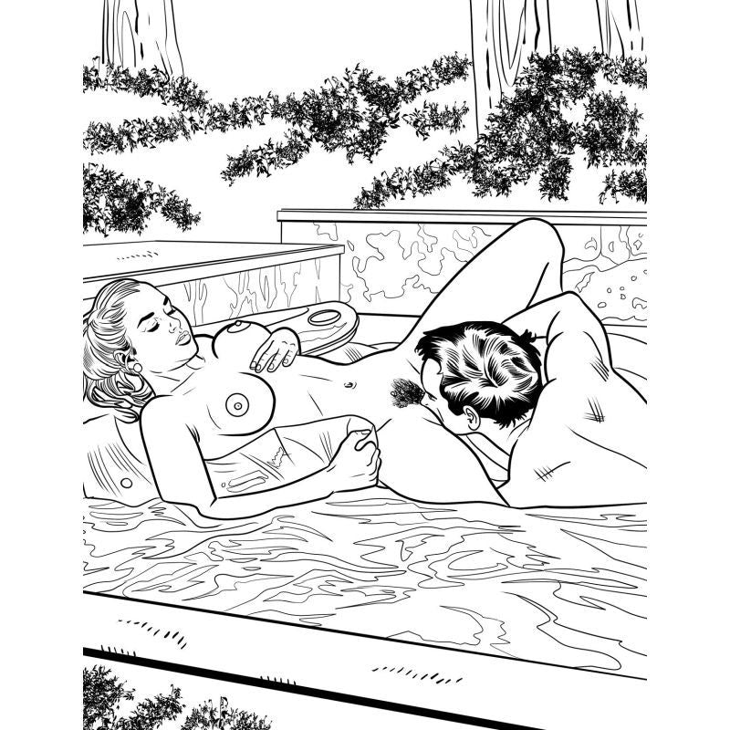 Wood Rocket Oral Sex Colouring Book