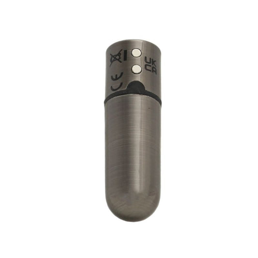 Power Bullet First Class 6Cm Rechargeable W Crystal Gun Metal