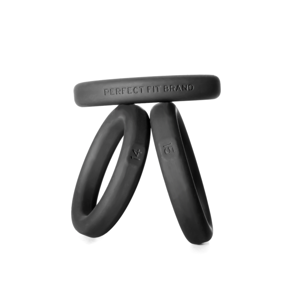 Perfectfit Xact-Fit Silicone Rings Medium 3 Kit - Medium