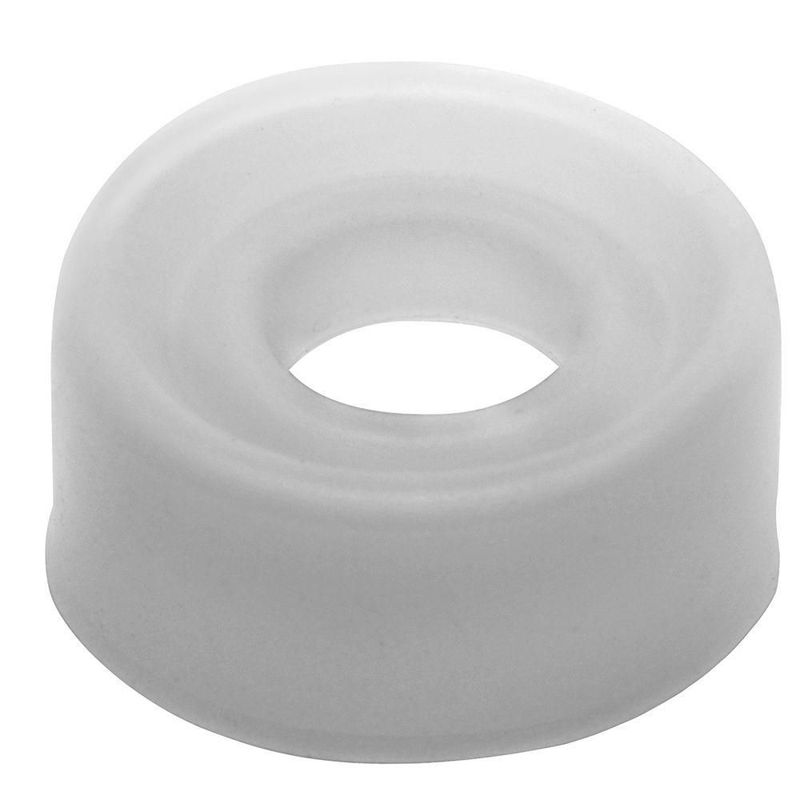 Silicone Donut Cushion Clear For Pump Cylinder 1.35In 1.75In Dia - Clear - Medium