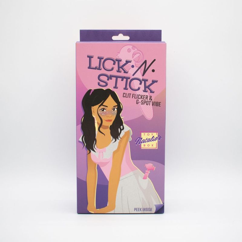 Lifestyles Lick N' Stick Clit Flicker G Spot Vibrator