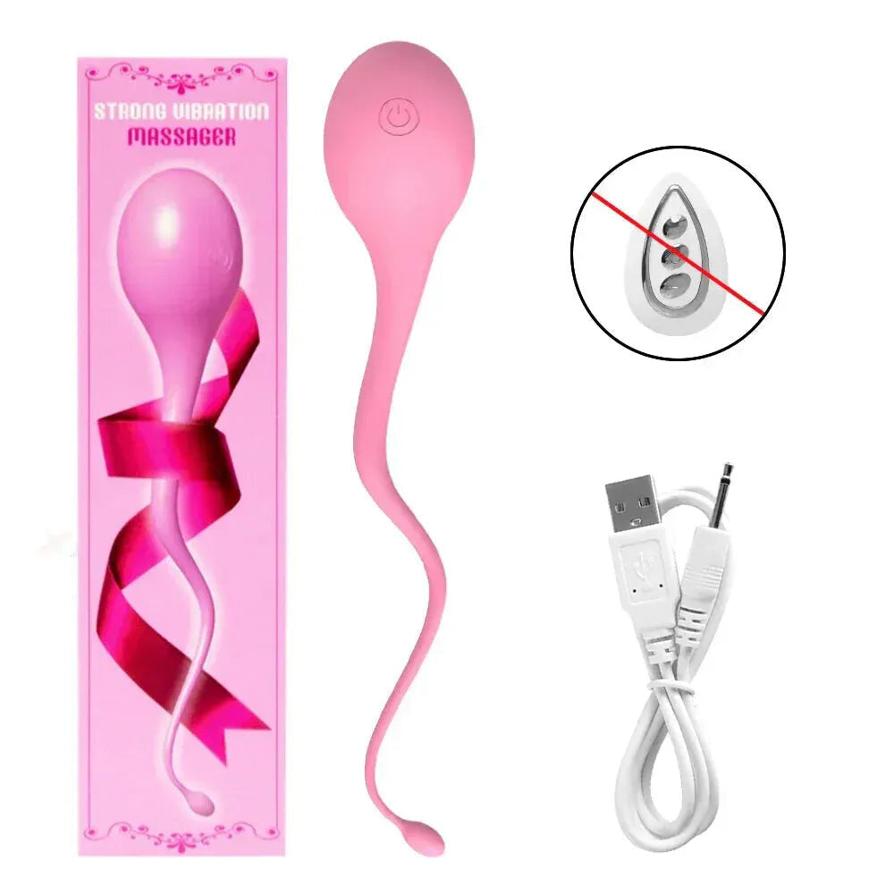 Remote Control Vibrating Love Egg for Women Stimulator G Spot Vibe Couples - Button Control