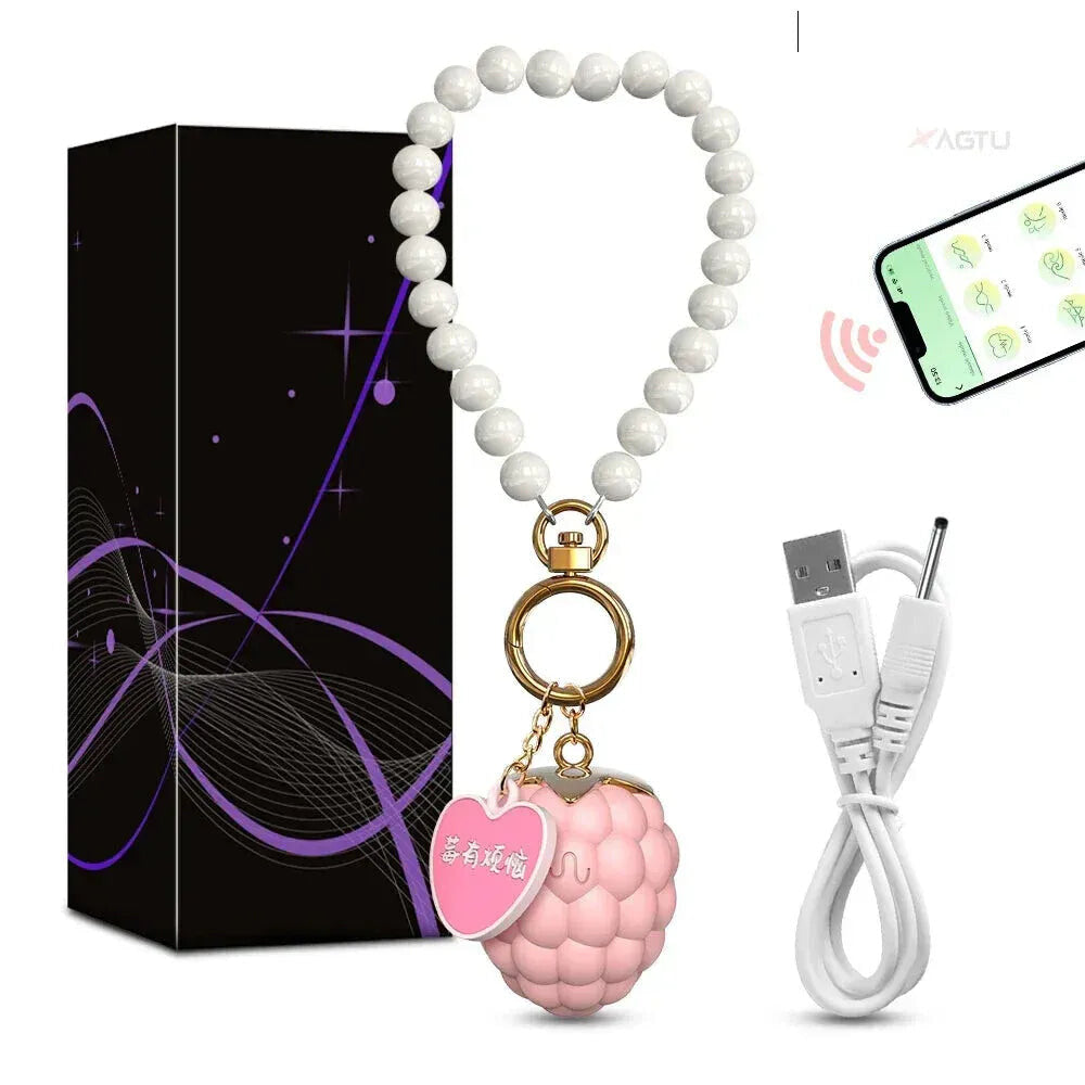 Wireless Stimulator App Controlled Nipple Vibrator for Female Pleasure - Zd097