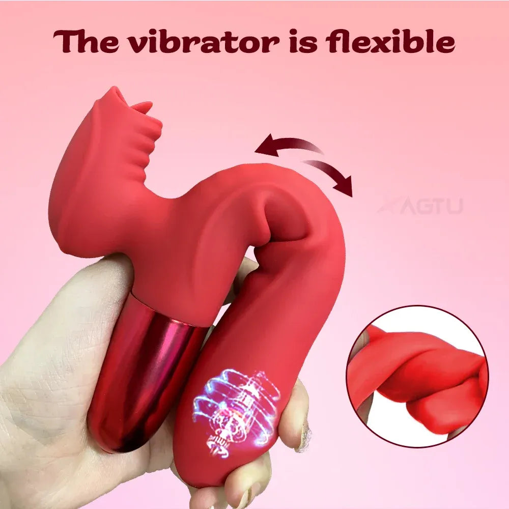 G Spot Vibrator Heating Clitoral Stimulation - Purple