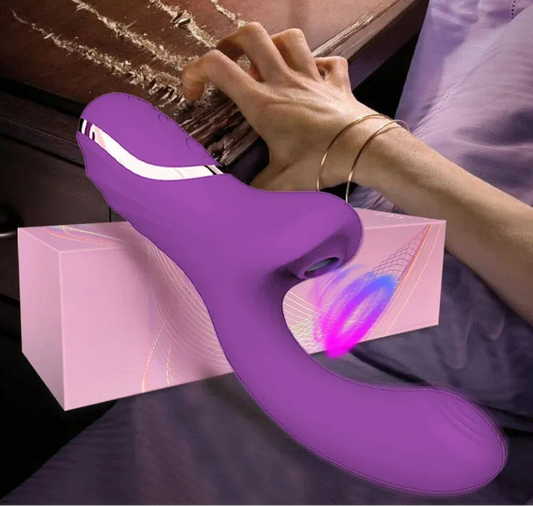 Clitoral Sucking Vibrator 20 Modes for Female Pleasure - Purple