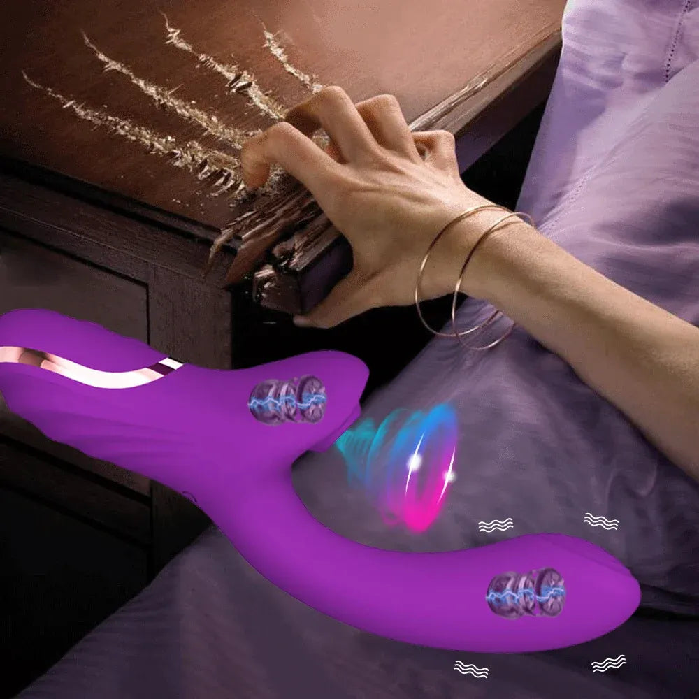 Clitoral Sucking Vibrator 20 Modes for Female Pleasure - Purple