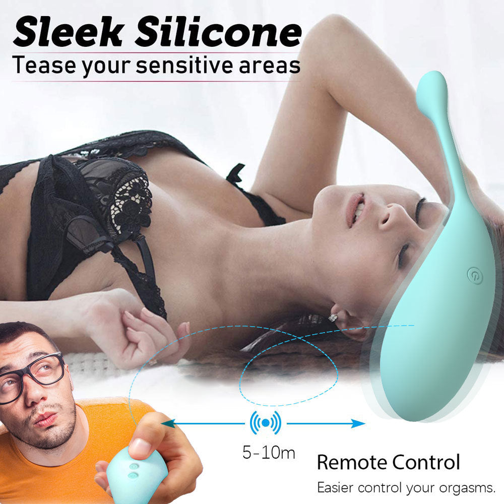 Green PulseWave Waterproof Clitoral Sucker & Vibrating G-Spot Teaser - 7 Suction Modes, USB Rechargeable